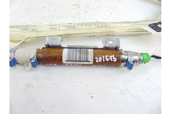 Airbag cortina delantero derecho, Mercedes-benz Clase C (Bm 204) Berlina C 180 Kompressor (204.046) 2008, 604703300