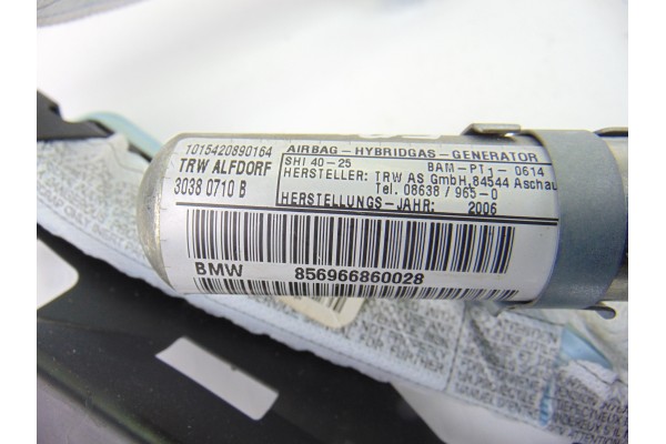Airbag cortina delantero derecho, Bmw Serie 3 Touring (E91) 320d 2006, 30380710B