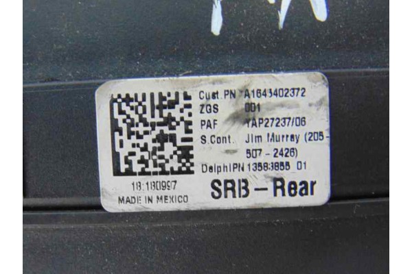 A1643402372 CAJA RELES / FUSIBLES MERCEDES-BENZ CLASE ML (BM 164)