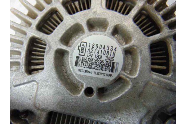 1800A334  ALTERNADOR MITSUBISHI ASX (GA0W) Motion 2WD 2010 1800A334 187700 MITSUBISHI - 7