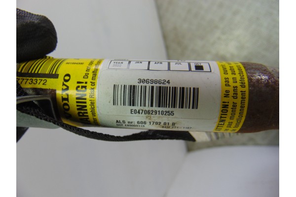 Airbag cortina delantero derecho, Volvo S40 Berlina 1.6 D Kinetic 2006, 30698624