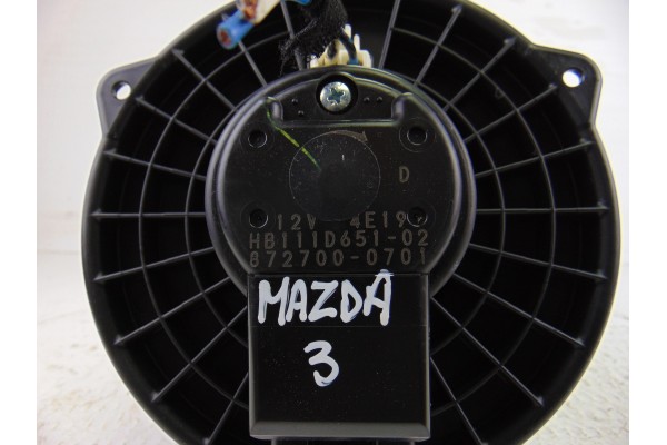 Motor calefaccion, Mazda 3 Berlina / Sedán (Bm/bn) Luxury 2014