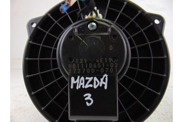 Motor calefaccion, Mazda 3 Berlina / Sedán (Bm/bn) Luxury 2014