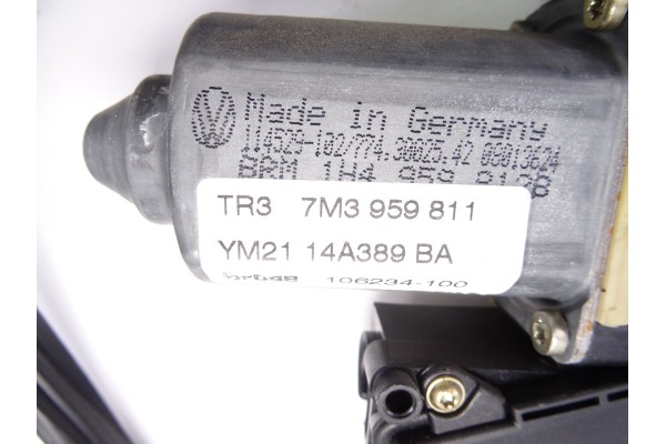 Elevalunas trasero izquierdo, Ford Galaxy (Vy) Ghia 2003, 7M3959811