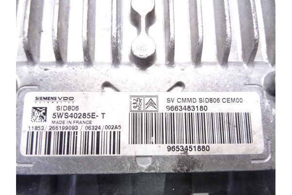 Centralita motor uce, Citroen C2 Audace 2007, 9653451880