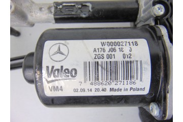 A1769061800 MOTOR LIMPIA DELANTERO MERCEDES-BENZ CLASE A (BM 176)