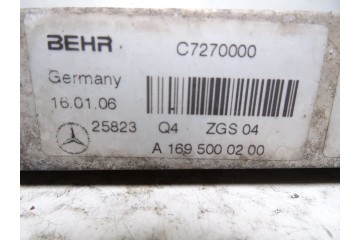 Radiador aceite, Mercedes-benz Clase a (Bm 169) A 180 Cdi (169.007) 2006, A1695000200