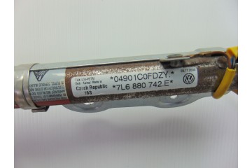 Airbag cortina delantero derecho, Volkswagen Touareg (7LA) Tdi V6 2004, 7L6880742E