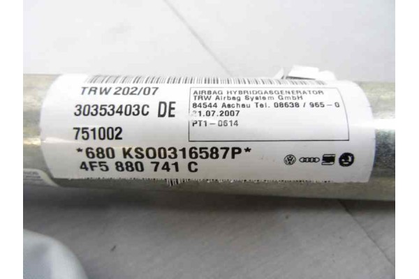 Airbag cortina delantero izquierdo, Audi A6 Berlina (4F2) 2.7 Tdi 2007, 4F5880741C