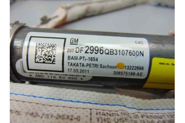 Airbag cortina delantero izquierdo, 13222996