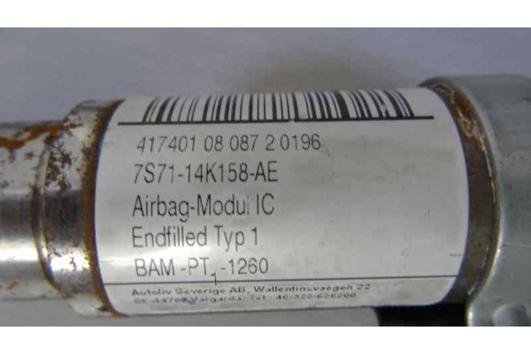 Airbag cortina delantero izquierdo, Ford Mondeo Berlina (CA2) Ghia X 2008, 7S7114K158AE