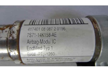 Airbag cortina delantero izquierdo, Ford Mondeo Berlina (CA2) Ghia X 2008, 7S7114K158AE