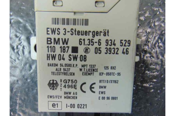 Centralita inmovilizador, Bmw Serie X3 (E83) 3.0d 2004, 6934529