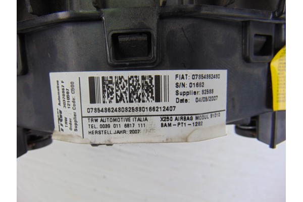 Airbag delantero izquierdo, Fiat Ducato 3 Camión 33 L3 120 Multijet 2007, 07854862480