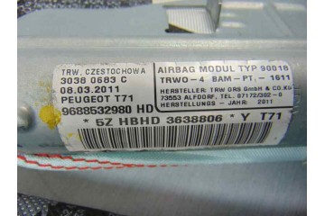 Airbag cortina delantero izquierdo, 9688532980