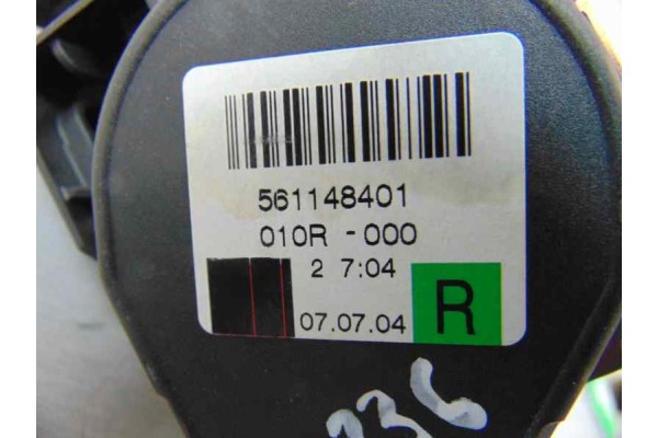Cinturon seguridad delantero derecho, Bmw Serie 7 (E65/E66) 730d 2008, 561148401