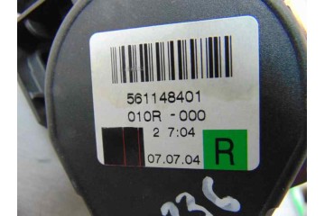 Cinturon seguridad delantero derecho, Bmw Serie 7 (E65/E66) 730d 2008, 561148401