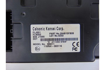 116RAI-003116 MODULO ELECTRONICO NISSAN MICRA (K12E) Acenta 2005 116RAI-003116 190249 NISSAN - 2