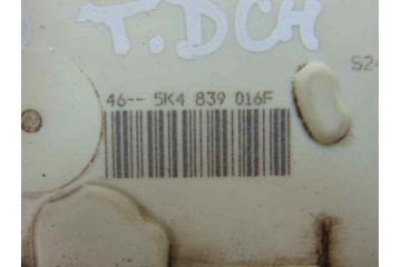Cerradura puerta trasera derecha, Volkswagen Polo V (6R1) Gti 2011, 5K4839016F