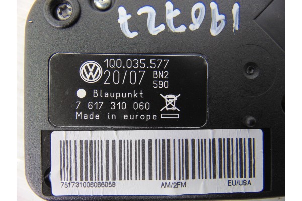 1Q0035577  MODULO ELECTRONICO VOLKSWAGEN EOS (1F7)(2006) 2.0 TDI Individual 2006 1Q0035577 190727 VOLKSWAGEN - 1