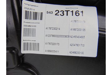 Elevalunas delantero izquierdo, Mercedes-benz Clase a (Bm 176) A 180 CDI BlueEfficiency (176.012) 2014, A2469065100