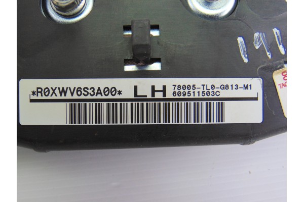 Airbag lateral izquierdo, Honda Accord Tourer (Cw) Elegance 2009, 78005-TL0-G813-M1