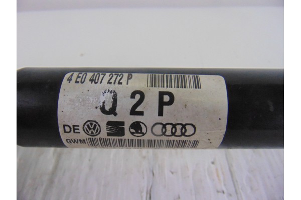 Transmision delantera derecha, Audi A8 (4E) 3.0 TDI Quattro 2005, 4E0407272P