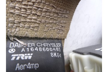Cinturon seguridad trasero derecho, Mercedes-benz Clase Ml (Bm 164) 320 / 350 Cdi (164.122) 2005, A1648600485
