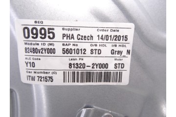 Elevalunas delantero derecho, Hyundai IX35 (El/lm) Style 2WD 2015, 813202Y000