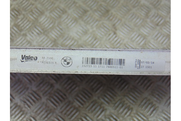 Radiador agua, Bmw Serie 3 Touring (F31) 318d 2014, 7600511