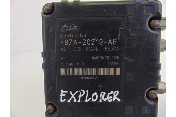 Abs, Ford Explorer 4.0 Xlt 1998, F87A-2C346-BC