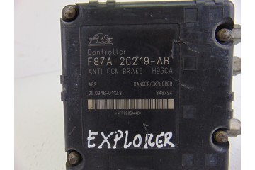 Abs, Ford Explorer 4.0 Xlt 1998, F87A-2C346-BC