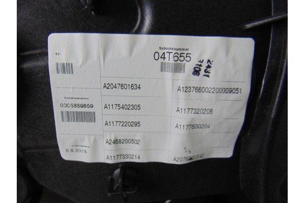 Elevalunas trasero derecho, Mercedes-benz Clase Cla (Bm 117) CLA 220 CDI 4Matic (117.305) 2015