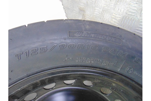 Neumatico repuesto, Mercedes-benz Clase C (Bm 204) Berlina C 180 Kompressor (204.046) 2008, T125/90R16 98M