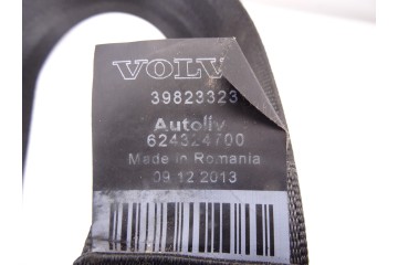 Cinturon seguridad trasero derecho, Volvo V60 Familiar Summum 2014, 39823323