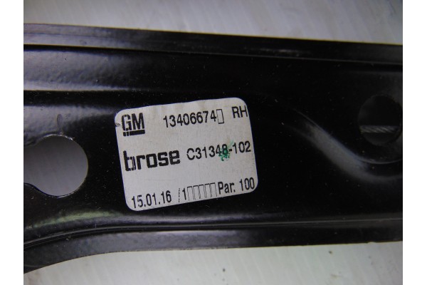 13406674 ELEVALUNAS DELANTERO DERECHO OPEL ASTRA K BERLINA 5P