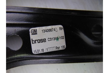 13406674  ELEVALUNAS DELANTERO DERECHO OPEL ASTRA K BERLINA 5P Dynamic Start/Stop 2016 13406674 191477 OPEL - 3