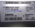 Centralita motor uce, Mercedes-benz Clase e (Bm 210) Berlina 200 Kompressor (210.048) 2002, A1111532679