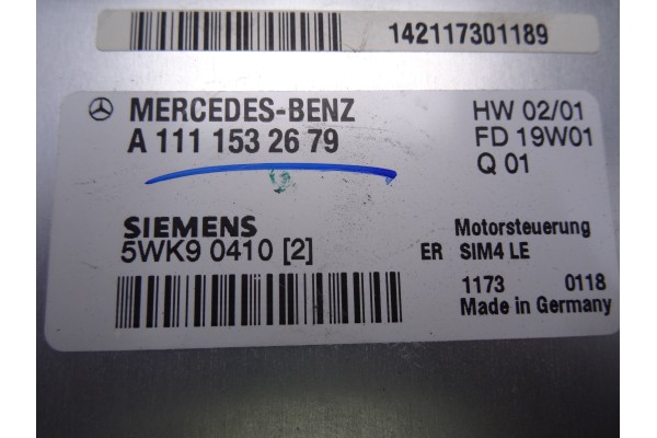 Centralita motor uce, Mercedes-benz Clase e (Bm 210) Berlina 200 Kompressor (210.048) 2002, A1111532679