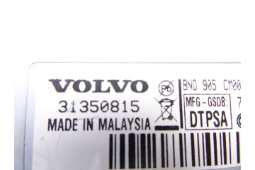 Pantalla multifuncion, Volvo V60 Familiar Summum 2014, 31350815