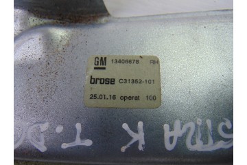 13406678  ELEVALUNAS TRASERO DERECHO OPEL ASTRA K BERLINA 5P Dynamic Start/Stop 2016 13406678 191479 OPEL - 4