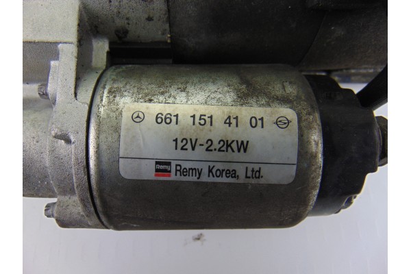 6611514101  MOTOR ARRANQUE SSANGYONG RODIUS Xdi 2010 6611514101 194277 SSANGYONG - 5