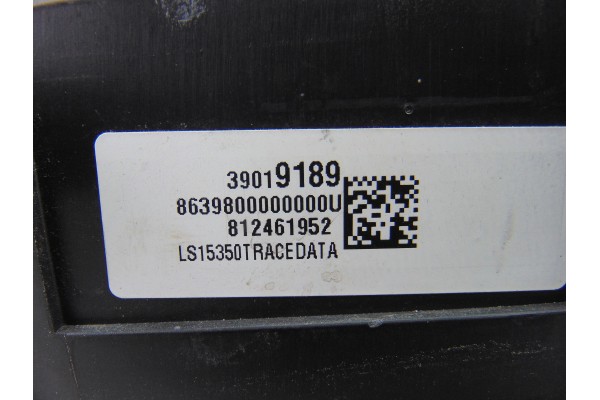 Caja reles / fusibles, Opel Astra K Berlina 5P Dynamic Start/Stop 2016, 39019189