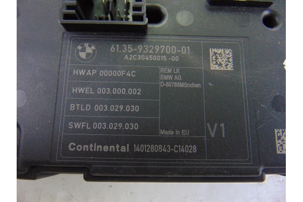 Módulo electrónico, Bmw Serie 3 Touring (F31) 318d 2014, 9329700