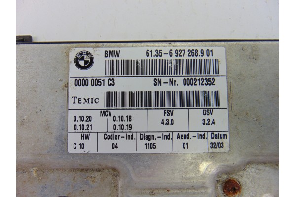 Módulo electrónico, Bmw Serie 7 (E65/E66) 740d 2007, 69272689