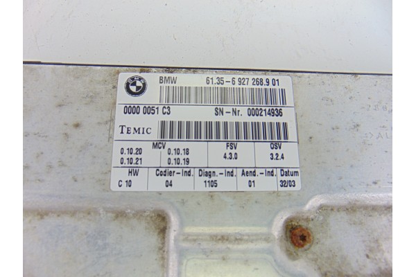 Módulo electrónico, Bmw Serie 7 (E65/E66) 740d 2007, 69272689