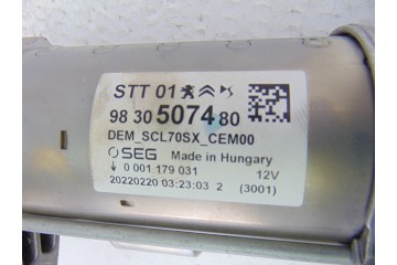 Motor arranque, Peugeot 5008 Active 2017, 9830507480