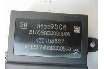 Módulo electrónico, Opel Astra K Berlina 5P Dynamic Start/Stop 2015, 39029808