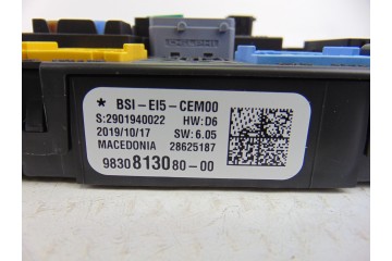 Caja reles / fusibles, Peugeot 508 GT Line 2018, 9830813080