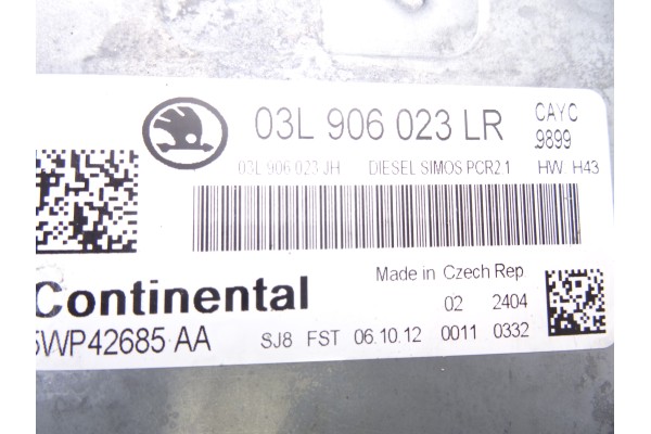 Centralita motor uce, Skoda Octavia Combi (1Z5) Ambition 2012, 03L906023LR